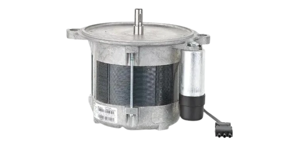 industrial burner motor front view